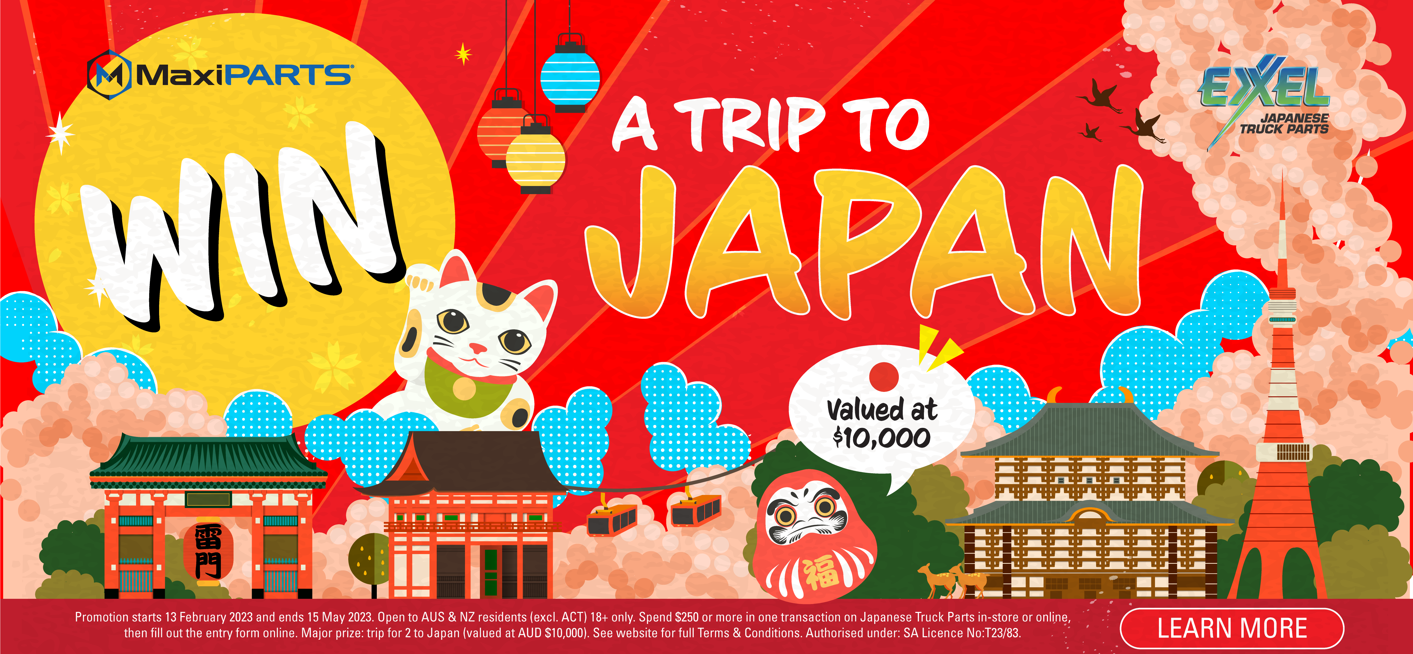 MaxiPARTS Announces Chance to Win a Trip to Japan